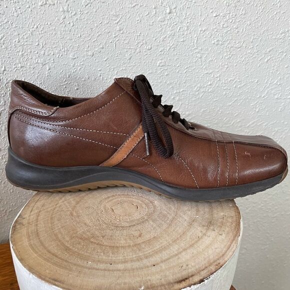 Bacco Bucci Oxford Lace Up Leather Dress Shoes Size 10 - Picture 5 of 9